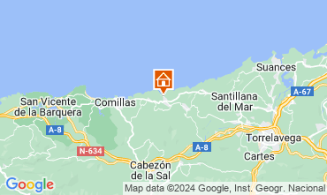 Mapa Comillas Villa 127408