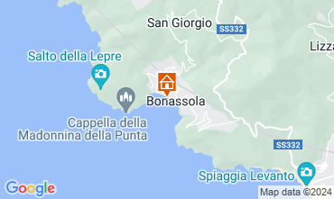 Mapa Bonassola Apartamento 121260