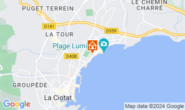 Mapa La Ciotat Apartamento 125416