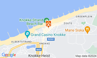 Mapa Knokke-le-Zoute Apartamento 125260