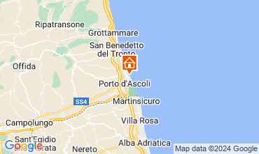 Mapa San Benedetto del Tronto Apartamento 110845