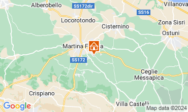 Mapa Martina Franca Villa 127494