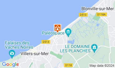 Mapa Villers sur Mer Apartamento 78984