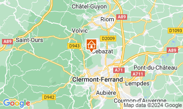 Mapa Clermont-Ferrand Villa 122624