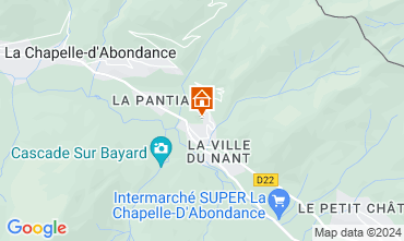 Mapa La Chapelle d'Abondance Chalet 600