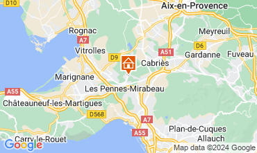 Mapa Aix en Provence Casa 87754