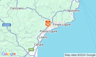 Mapa Pietra Ligure Apartamento 95260