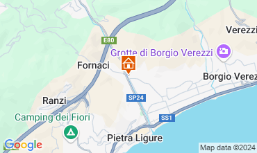 Mapa Pietra Ligure Apartamento 95260