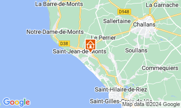Mapa Saint Jean de Monts Mobil home 128749