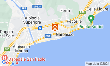 Mapa Albisola Superiore Apartamento 104234