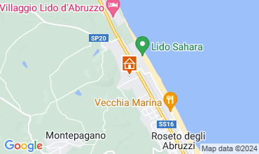 Mapa Roseto degli Abruzzi Apartamento 48897