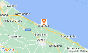 Mapa Ostuni Villa 110109