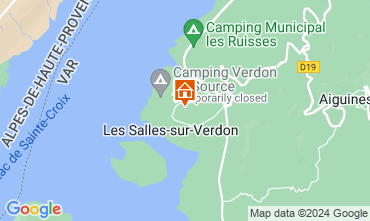 Mapa Les Salles sur Verdon Casa 123068