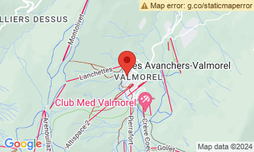 Mapa Valmorel Apartamento 80119