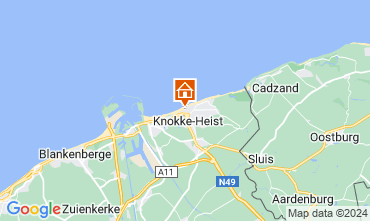 Mapa Knokke-le-Zoute Estudio 109423