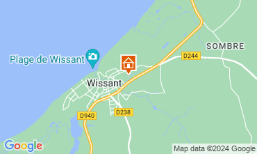 Mapa Wissant Villa 113746