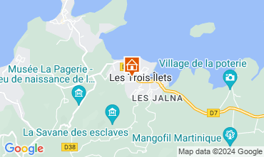 Mapa Les Trois Ilets Apartamento 63028