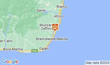 Mapa Bruzzano Zeffirio Apartamento 69409