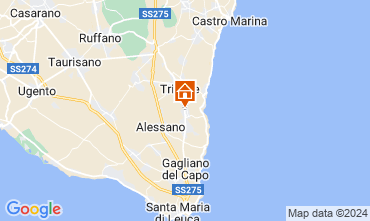 Mapa Santa Maria di Leuca Apartamento 99560