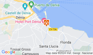 Mapa Denia Apartamento 68366