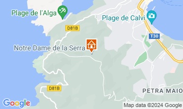 Mapa Calvi Apartamento 32806