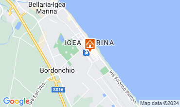 Mapa Bellaria Igea Marina Apartamento 124920