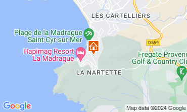 Mapa Saint Cyr sur Mer Estudio 10292