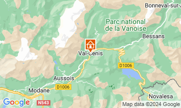 Mapa Termignon la Vanoise Casa rural 3326
