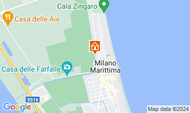 Mapa Milano Marittima Apartamento 105773