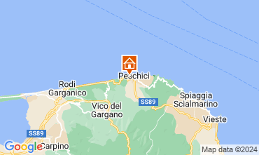 Mapa Peschici Apartamento 89546