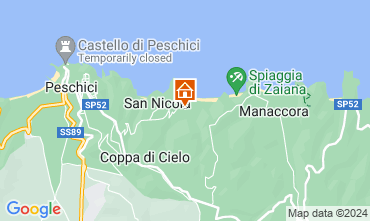 Mapa Peschici Villa 47035