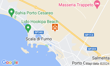 Mapa Porto Cesareo Apartamento 122611