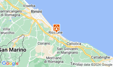 Mapa Riccione Apartamento 110471