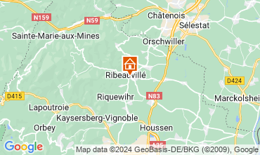 Mapa Ribeauvill Casa rural 113164