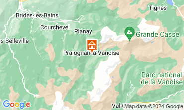 Mapa Pralognan la Vanoise Apartamento 2280