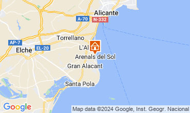 Mapa Alicante Apartamento 128822