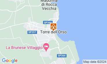 Mapa Torre dell'Orso Apartamento 118207