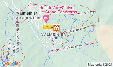 Mapa Valmeinier Apartamento 3451