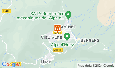 Mapa Alpe d'Huez Estudio 87621