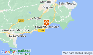 Mapa Cavalaire-sur-Mer Apartamento 93859