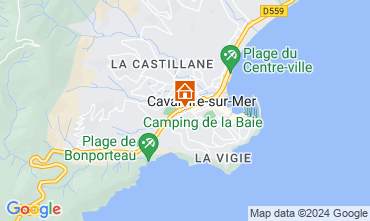 Mapa Cavalaire-sur-Mer Apartamento 93859