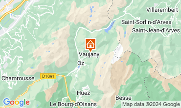 Mapa Vaujany Apartamento 72684