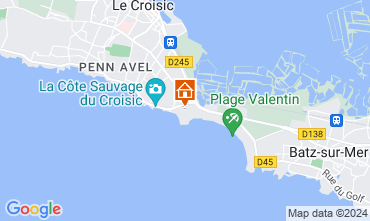 Mapa Le Croisic Apartamento 41214