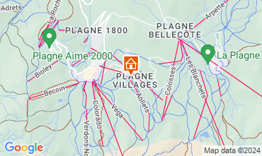 Mapa La Plagne Estudio 2233