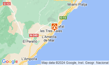 Mapa L'Ametlla de Mar Villa 59751