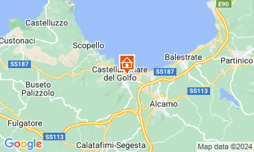 Mapa Castellammare del Golfo Apartamento 80320