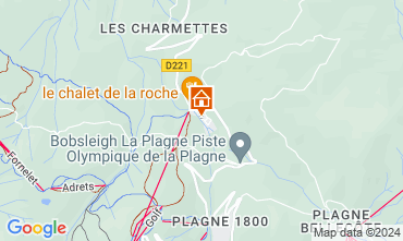 Mapa La Plagne Chalet 2148