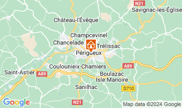 Mapa Prigueux Apartamento 126250