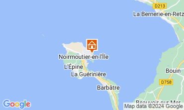 Mapa Noirmoutier en l'le Villa 93515