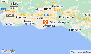 Mapa Albufeira Apartamento 103742